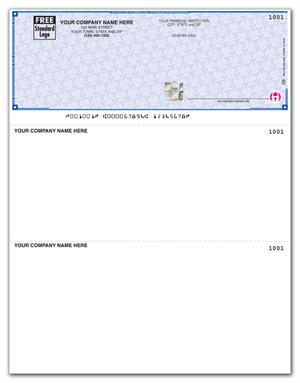 SDLT126 High Security Laser Top Check 22 Security Features 8 1/2 X 11