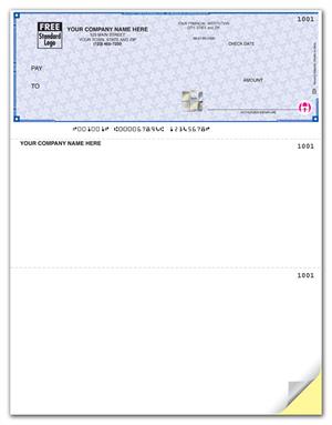 SDLT141 - SSLT141 High Security Laser Top Check 22 Security Features 8 1/2 x 11