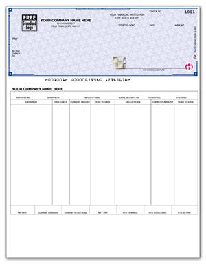 SDLT312 High Security Laser Top P/R Check 7.5 Voucher 22 Security Features 8 1/2 x 11