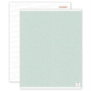 SSP02N Security Paper Green Blank Sheets Numbered 8 1/2 x 11