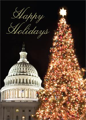 D2104 Christmas at the Capitol Regional Holiday Card 5 5/8