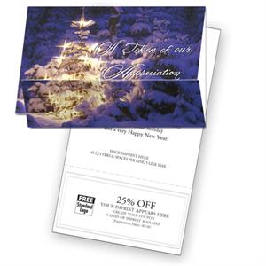 HM09037 - N9037 Glow of Appreciation Christmas Coupon Cards 7 7/8 X 5 5/8