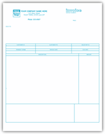 13344 Classic Laser Inkjet Service Invoice 8 1/2 x 11