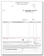 13651 Laser Bill of Lading Form Classic 8 1/2 x 11