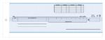 150NC-B Payroll Cash Disbursement Center Check 3 1/4 x 9 1/8