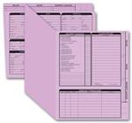 275L Real Estate Folder Right Panel List Letter Size Lavender