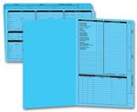 276B Real Estate Folder Right Panel List Legal Size Blue
