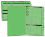 276G Real Estate Folder Right Panel List Legal Size Green