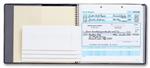 4038N Easy Record Checkbook with Black Cover 8 1/2 x 7 3/4