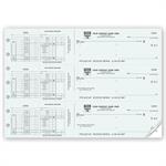 53227N 3 On A Page Payroll Check Works With Window Envelope 12 15/16 x 9