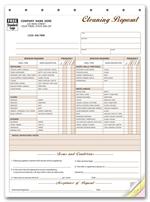 5521 Cleaning Service Proposal with Checklist 8 1/2 x 11