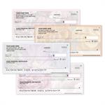 C702 Floral Personal Checks 6 x 2 3/4