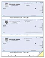 DLA112 Laser 3-UP Multi-Purpose Check Unlined Hole-Punched 8 1/2 x 11