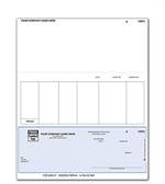 DLB200 Laser Bottom Accounts Payable Check 8 1/2 x 11