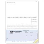 DLB330 Laser Payroll Checks Compatible with DacEasy 8 1/2 x 11