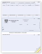 DLM317 Laser Middle Payroll Check 8 1/2 x 11