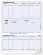 DLM330 Laser Middle Payroll Check 8 1/2 x 11