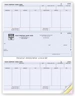 DLM343 Laser Middle Payroll Check 8 1/2 x 11