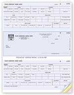 DLM345 Laser Middle Payroll Check 8 1/2 x 11