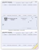 DLM353 Laser Middle Payroll Check 8 1/2 x 11