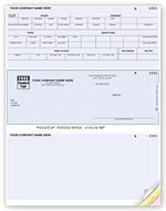 DLM362 Laser Middle Payroll Check 8 1/2 x 11