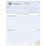 DLT102 Laser Lined Hole Punched Multipurpose Checks 8 1/2 x 11