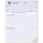 DLT134 Laser Top Multi-Purpose Checks Unlined Hole-Punched 8 1/2 x 11