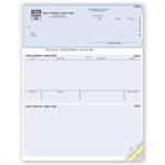 DLT228 Laser Top Trust Account Check 8 1/2 x 11