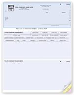 DLT304 Laser Top Payroll Check 8 1/2 x 11