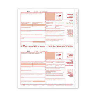1098 Tax Forms