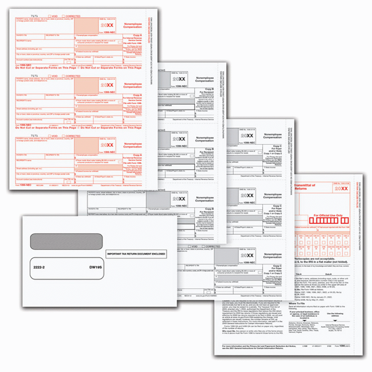 1099 Tax Forms & NEC Forms
