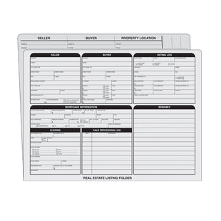 Letter Size Real Estate Folders