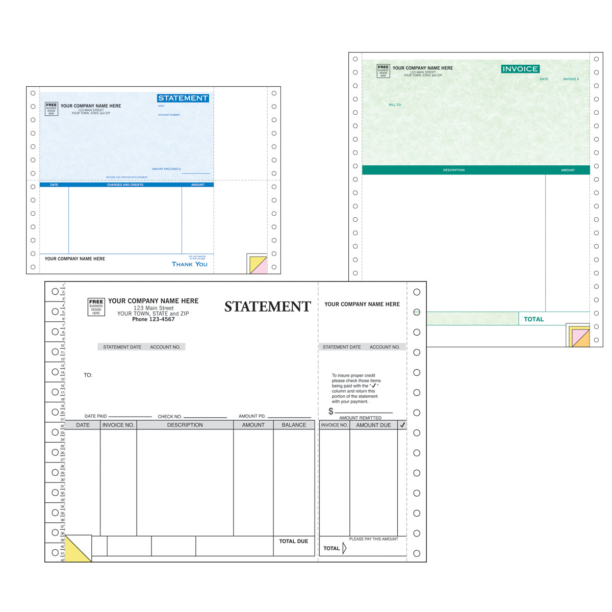 Business Forms Continuous Forms