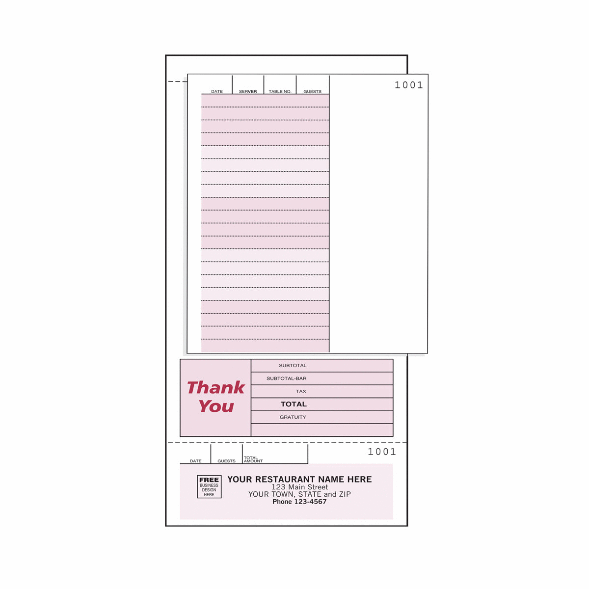 Guest Checks and Forms