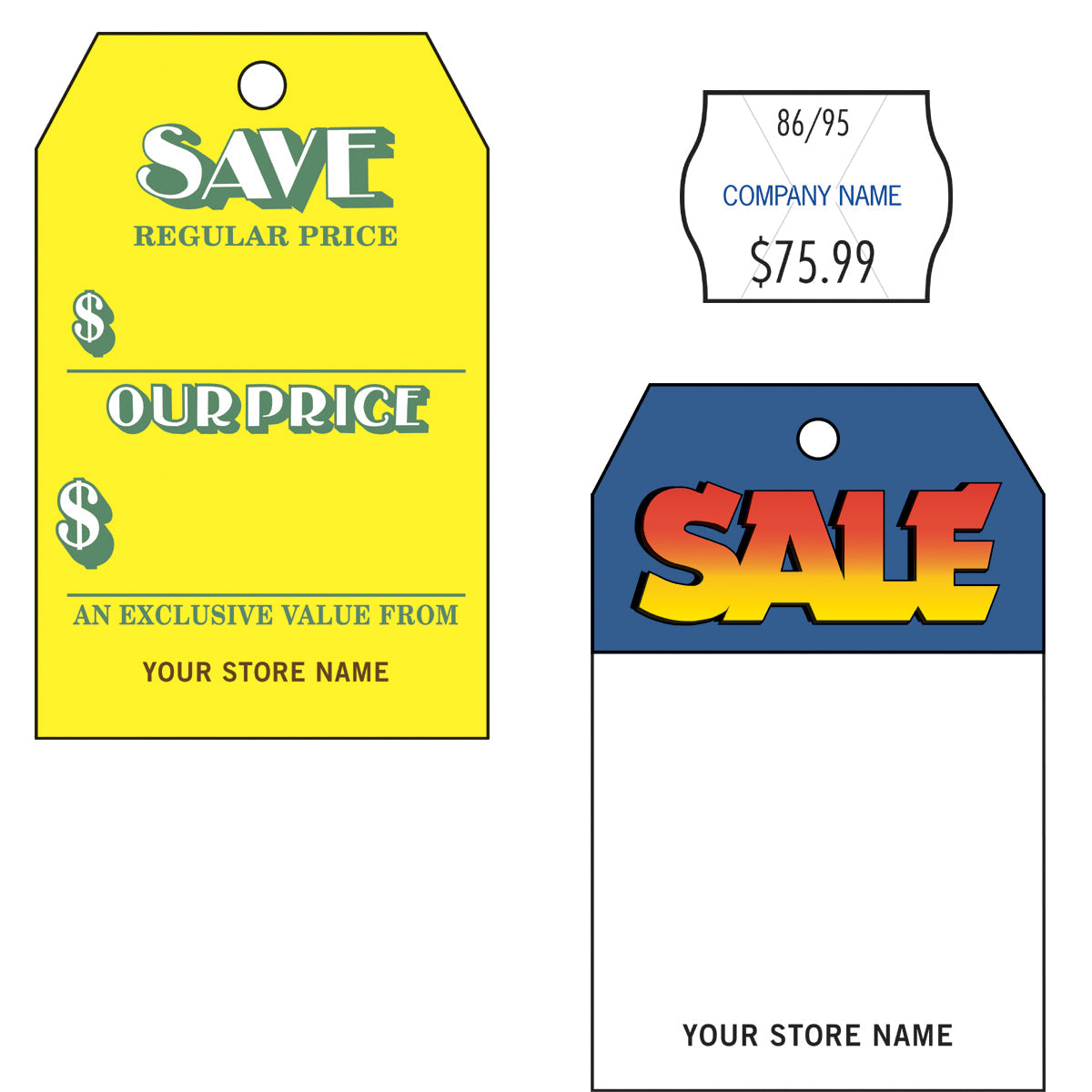 Pricing Labels & Sale Tags