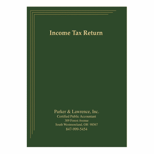 Tax & Financial Presentation Folders