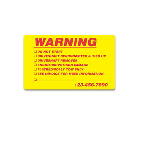 Weatherproof Design Your Own Labels