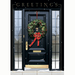 Wreaths & Doors Holiday Cards