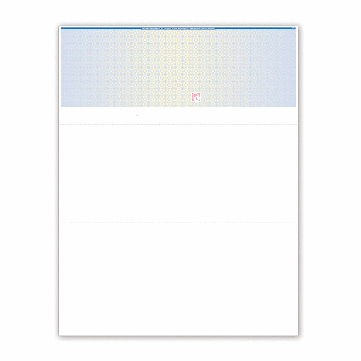 Blank Check Stock