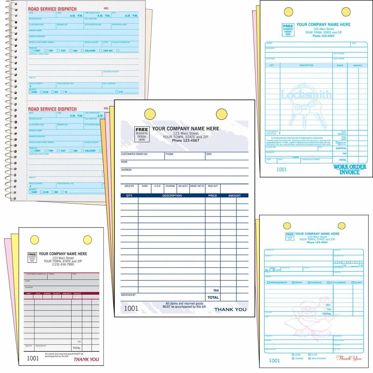 Register Forms/Service Books