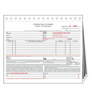 Bill of Lading, Packing & Shipping