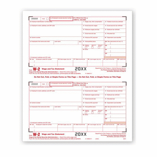 W-2 Tax Forms