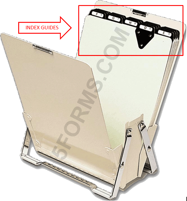 100009N A-Z Index Guides Set...