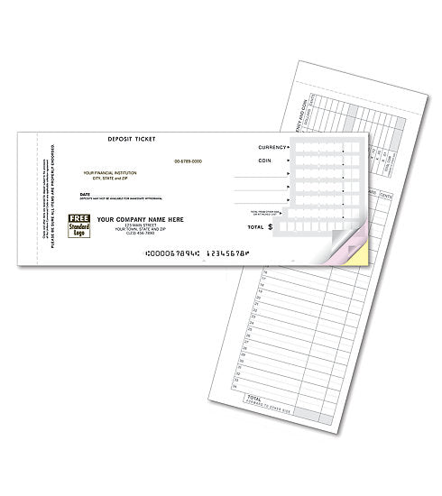 100050 Booked ICR Deposit Tickets...
