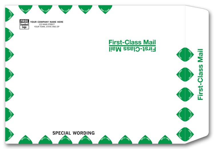 1013FW White First Class Envelope...
