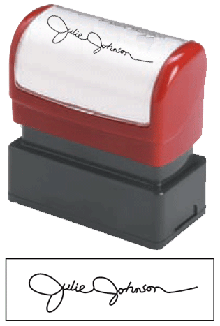102025 Pre Inked Signature Stamp...