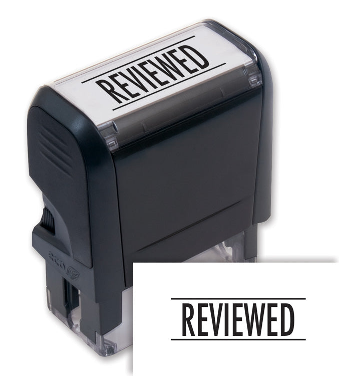 103063 Self-Inking Reviewed Stamp 1...
