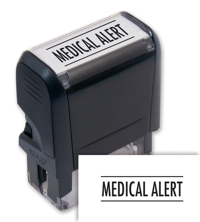 103066 Self-Inking Medical Alert Stamp...