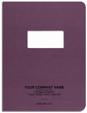 104W-B26 Punch & Bind Cover...