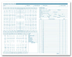 1057 Dental Exam Record Anatomic & Periodontic Diagrams 11 x 8 1/2"